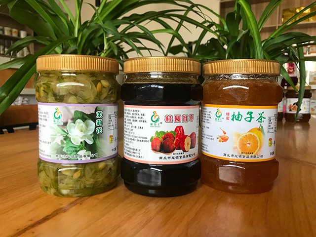 茉莉花花茶、桂圓紅棗花茶、柚子花茶